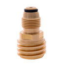 Converts Propane LP TANK POL service valve to QCC Outlet Brass Adapter Ed Jâ„–[