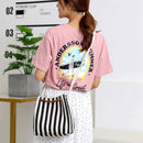 Big Stripe Shoulder Handbags Shopping Bag Beach Handbag New Fashion Canvas
