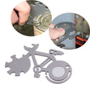 2pcs Multifunctional Tool Outdoor Mountain Bike Card Wrench For Outdoor C SKW