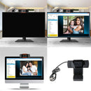 Webcam Auto Focusing USB 480P HD Video Web Camera w/Mic For Computer Desktop