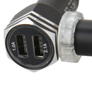 2 in 1 Car Life Safety Hammer / 2 Port Car Charger Window Breaker Emergency