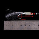 5Pcs Fishing Lure Tackle Rigs Bait Jig Line String 3/0