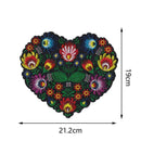 Chinese Patch Flower Embroidered Applique DIY Heart Cloth Cheongsa N3R3 Sti G4B4