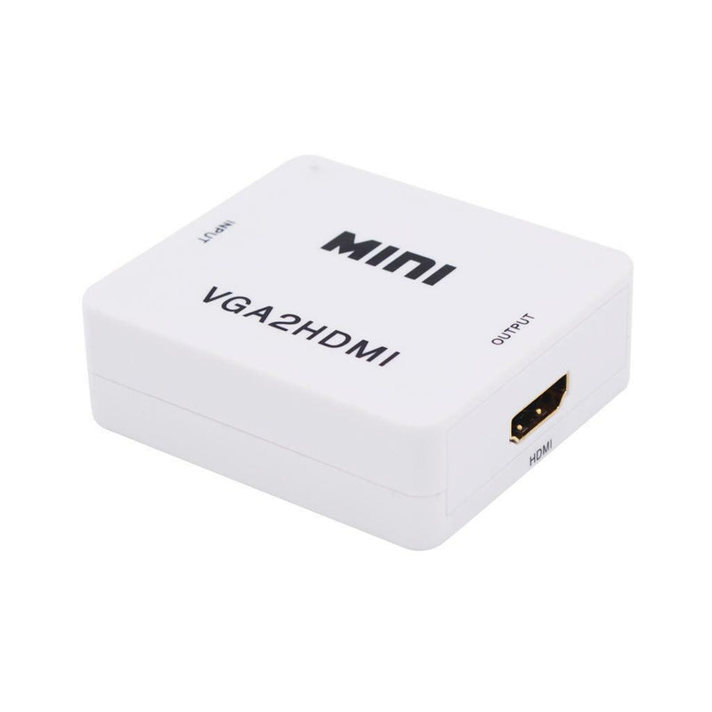 VGA Audio to HDMI Converter Box Adapter for HD 1080P Analog to Digital HDTV