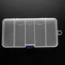 5 Compartments Fishing Lure Bait Hooks Tackle Waterproof Storage Box Case