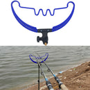 Heavy Duty Sprial Rod Holders Fishing Pole Ground Stand Support Rest Blue