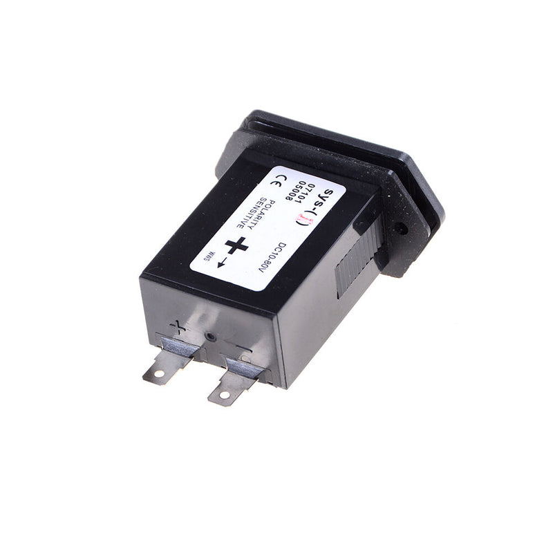 Black Rectangle AC100-220v DC Generator/Engine Sealed Hour Meter Counter MO Gw