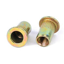 Carbon Steel Rivet Nut Insert Nutsert M4 M5 M6 M8 M10, 120 Pieces