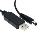 Usb dc 5v to dc 12v step up cable module converter 2.1x5.5mm male connectorJA,a