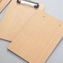 A4 Size Wooden Clipboard Clip Board Office School Stationery With Hanging H W6O3