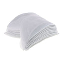 Pack of 10 Pairs Unisex Comfortable Breathable Shoulder Pads Sew-in White Cotton