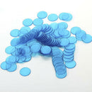 4 Colors Translucent Design Plastic Bingo Chips Markers Tokens for Bingo Cards