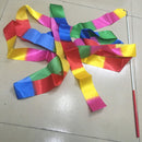 4m Kids Dance Ribbon Gym Rhythmic Art Gymnastic Ballet Streamer Twirling Rod XM