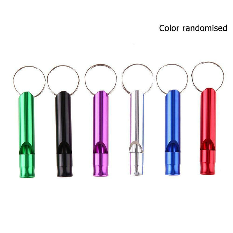 Portable Pet Dog Training Whistle Aluminum Puppy Stop Barking Sound Flute A