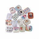 practical square iron box storage box wedding seal jewelry pill cases tin box 3C