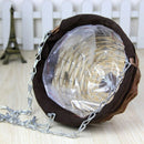 Natural Wicker Hanging Basket Flower Basket Pot Planter Rattan Vase Basket  N7W7