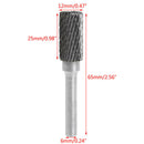 12Mm Carbide Rotary File Milling Shank 6Mm Metal Grinding Cutter Head Burr  J3T5