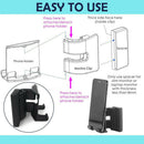 Notebook Screen Side Phone Holder Clip on Monitor for Laptop Desktop Monitor