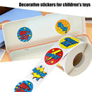 500pcs/roll Reward Words For Kids Funny Portable Motivational Stickers Removable