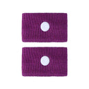 2pcs Morning Sickness Wrist Bands Anti Motion Sickness Wristband (Purple)