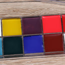 12 Colors Face Body Paint Oil Painting Art Make Up Tool Set Halloween Party K3C