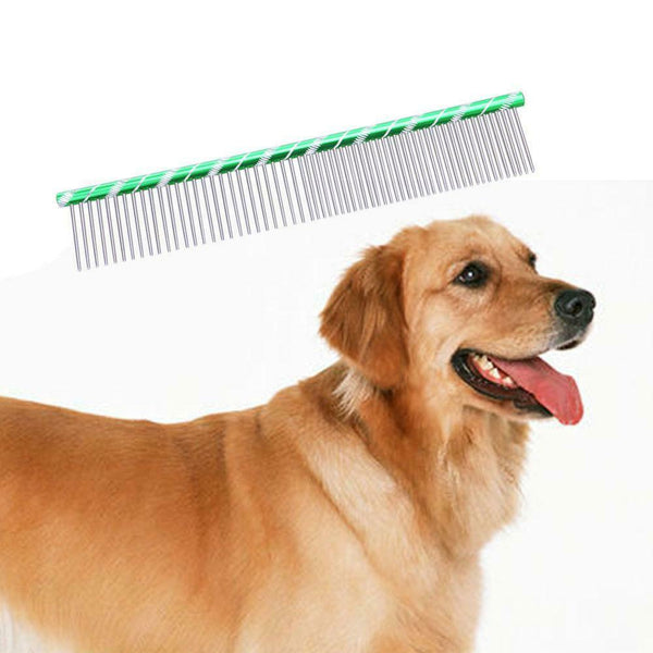 Stainless Steel Pets Hair Grooming Dense Comb Slicker Two-sized #gib