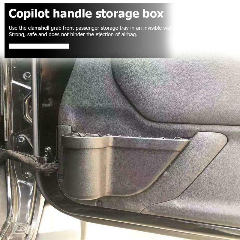 1 Pair Car Front Door Side Storage Boxes for Jeep Wrangler JK 2011-2017