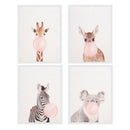 Abstract Art Unframed Picture Wall Picture Art Painting - Animal Blow Bubble