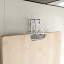 Stainless Steel Washstand Kitchen Wall Hanging Rack Hanging Hook Storage RaS Gw