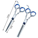 4Pcs Professional Hair Cutting+Thinning Scissors Barber Shears Hairdressing V3F9
