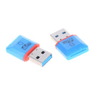 2Pcs USB 2.0 Mini  HC TF Flash Memory Card Reader Mini Adapter For Laptop LJ