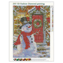 5D DIY Full Drill Diamond Painting Christmas Snowman Cross Stitch Embroider