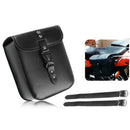 Black PU Leather Motorcycle Bag Sissybar Saddle Storage Tool Box Pouch Sid HFV