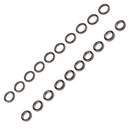 20 x Guide Eye Ring Insert Part Ceramic Spinning   Pole Tip Accessories Tool