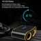 120W Dual USB Smart LED Display Quick Charge Car Charger Cigarette Lighter Kit