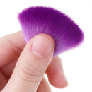 Monja Dual End Nail Art Acrylic Rhinestone Handle Powder Cleaning Dust Remo