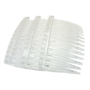 20 x Transparent color Plastic Hair Clips Side Combs Pin Barrettes 70X40mm N4E5