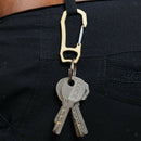 Brass Key Chain Carabiner Clip Mini Spring Clasps Hooks Keyrings Copper