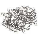 50 Pieces Fast Connecting Clips Fishing  Clips Swivels Connector 10mm