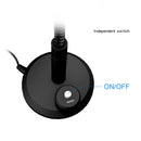 Q12 USB Desk Microphone Omnidirectional Condenser Mic with Stand for PC A