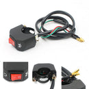 7/8" Universal Motorcycle Motorbike Handlebar Kill On Off Stop Button Switch