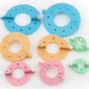 1 Set 4Sizes Pom Maker Fluff Ball Weaver Needle Knitting Wool Tool Yarn Kit ME