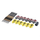 6pcs 24g professional brass black nickel hard tip dart set with grinding stone Z