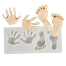 Mini Feet hand Shaped Silicone Candy Chocolate Cake Mold Creative Cake Decor~