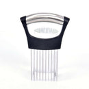 Stainless Steel Onion Cutter Onion Holder Fork Vegetable Slicer Tomato Need3c