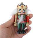 10cm Wooden Nutcracker Christmas Tree Hanging Ornaments Desktop Decoration FT