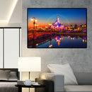 Paper Puzzles 1000pcs Night Scene Assemble for Adults Kids Jigsaw Toys Gift