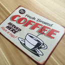 20x30cm Retro Metal Tin Sign COFFEE Wall Poster Cafe Pub Bar Home Decor 01