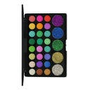 2Pcs Shimmer Matte Eyeshadow Glitter Cosmetic Eyeshadow Palette 29 colors
