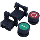 AC 600V 10A Momentary Red Green Sign NO NC Push Button Switch Station V7U8